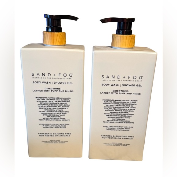 Sand & Fog NWT Qty 2 California Beach House Body Wash/Shower Gel 32 Fl Oz Each - Picture 2 of 5
